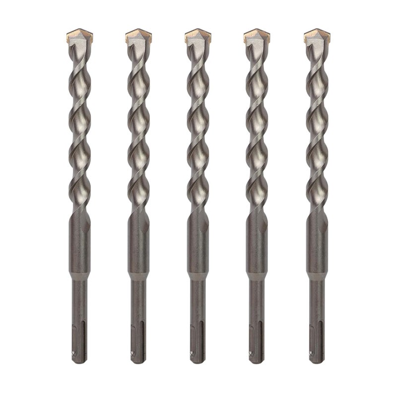 Sabre Tools 5-Pack 5/8 Inch x 8 Inch SDS Plus Rotary Hammer Drill Bits, Carbide Tipped for Brick, Stone and Concrete (5/8” x 6" x 8") - Image 1